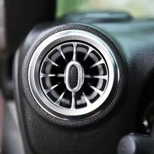 Outlet AC Ventilasi Udara, untuk Jeep Wrangler JK 2011 + Lampu Atmosfer LED 4X4 Aksesori