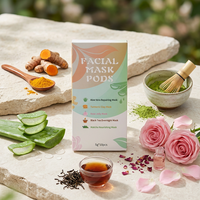 Masque facial hydratant et éclaircissant coréen personnalisé à marque privée, masque de nuit mixte pour le soin de la peau