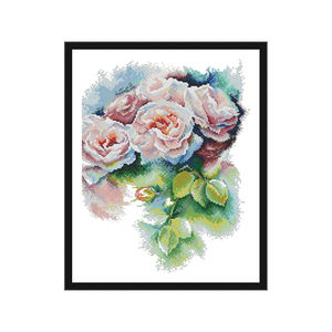 Kit de Broderie Point de Croix NKF, Tissu <span class=keywords><strong>Aida</strong></span> Imprimé Compté 16/14/11CT, Ensemble de Broderie DIY Fait Main, Artisanat Artistique, <span class=keywords><strong>Toile</strong></span> à Broder - Product Image 1