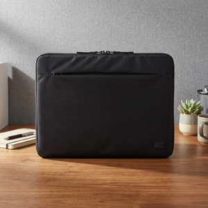 Borsa per Laptop Invigo 14 Pollici, Sottile, in Materiale PC Morbido, Sistema di Trasporto a Tracolla, Chiusura con Cerniera, per Uso Quotidiano, Modello Riciclato - Product Image 2