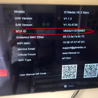 Récepteur Satellite GTMEDIA V8X Mars DVB-S/S2/S2X 1080P HD, WiFi 2.4G Intégré, H.265, Prend en Charge SAT vers Gtplayer, Carte CA, Récepteurs TV
