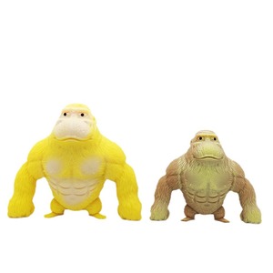 Jouet anti-stress élastique en EVA, singe orang-outan jaune, gorille amusant, jouet à presser pour la décompression - Product Image 6