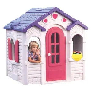 Plastic play house indoor toy playhouse children castle for kids