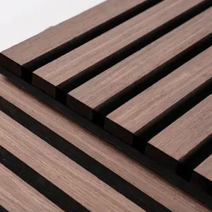 Manufacturer Pet Acoustic Panel Slatted Cheap Sound Proofing Acoustic Wood Panel Used At Office