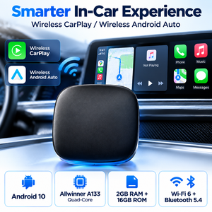 Boîtier AI portable, adaptateur multimédia AI sans fil Bluetooth Android Auto CarPlay 2+16/4+32 Go - Garantie 1 an pour YouTube OEM ODM - Product Image 4