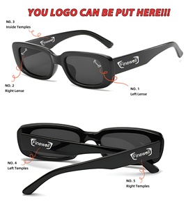 2412 Trendy Newest Luxury <strong>Designer</strong> Vintage Polarized Lens <strong>Shades</strong> Custom Logo Small Frames Square <strong>Sunglasses</strong> Women Men 2024