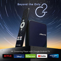 Boîtier TV Certifié UHD RockTek G2 4K AndroidTV 14 OS Double Wi-Fi 6 Box Smart TV Android