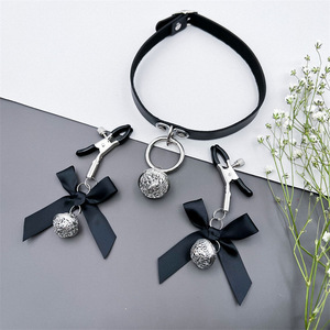 Colliers de stimulation pour mamelons, cordes de soumission, ensembles SM, collier BDSM pour adultes, équipement de bondage, jeux de domination-soumission pour femmes - Product Image 3