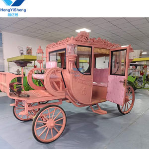 Lujo cuatro ruedas boda Buggy turismo coche Navidad real eléctrico coche de caballos - Product Image 4