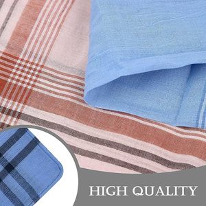 Lot de 12 mouchoirs de poche en polyester pour homme, 36*36cm, rayés, pour style et confort - Product Image 5