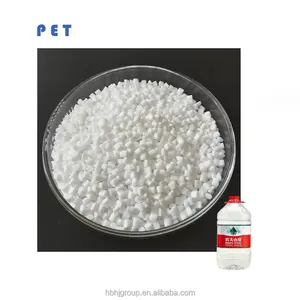 Gránulos de PET virgen iv, 0,8 chips/escamas de desechos de plástico reciclados/granulados de PET de grado de botella, precio de resina