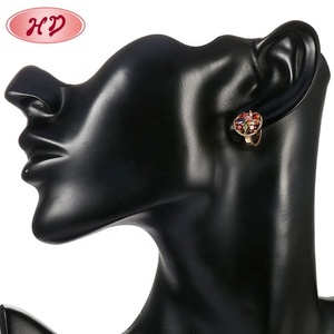 ต่างหูทองเหลืองชุบทองดีไซน์ใหม่ทันสมัยสไตล์ตุรกี - Product Image 4