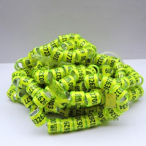 <span class=keywords><strong>2025</strong></span> Hoge Kwaliteit Gepersonaliseerde Aangepaste Race Duif Ring Aluminium En Plastic Kleur Met Naam Voor Huisdieren - Product Image 1