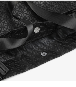 Borsa da Viaggio Geometrica Triangolare per Donne, Borsa Pieghevole in Gel di Silice, Zaino Leggero Origami da Spalla - Product Image 3