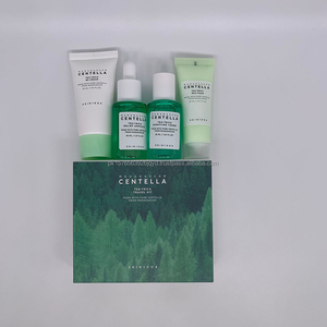 Madagascar <b>Centella</b> Tea Trica BB Cream BHA Foam <b>Serum</b> Ampoule Toner Travel Kit Facial Care Set - Product Image 3