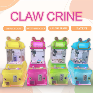 Máquina expendedora de garras de juguete para niños, mini grúa súper linda, con aceptador de billetes y monedas de colores, venta al por mayor del fabricante - Product Image 2