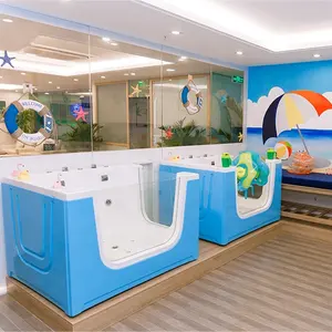 Spa acrílico função de massagem infantil, banheira de spa para bebês