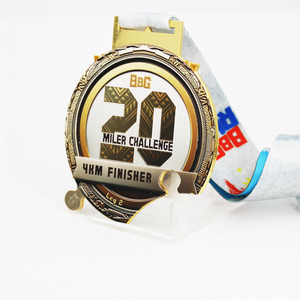 Vente en gros chaude conception gratuite logo personnalisé Marathon Philippines piste de course métal artisanat médailles 3D - Product Image 2