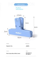 Clips de Plástico Resistentes de 4 Pulgadas de Ancho, Clips para Sellado de Alimentos, Clips para Guardar Bocadillos en la Cocina, Clips para Sujetar Papel de Oficina, Notas en el Refrigerador
