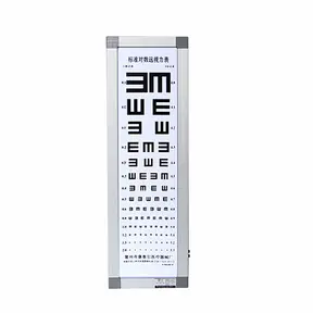 Amazon sells well led light high quality far vision eye test chart snellen eye chart eye vision test machine