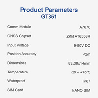 Traceur GPS filaire 4G à large plage de tension 9-90V pour véhicule, voiture, moto, mini-appareil, carte SD, application Android, prise en charge PC, positionnement de précision