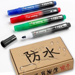 Waterproof Oil-Based <b>Permanent</b> <b>Marker</b> Large Tip Dry Fast 4mm Writing Width CD Medium for Logistics Express Shipping Box Marking - Product Image 3