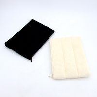 Sac de maquillage en polaire Terry Tower, fermeture éclair, portable, pour produits de soin de la peau, sac de rangement en peluche, sac cosmétique moelleux en tissu éponge tendance