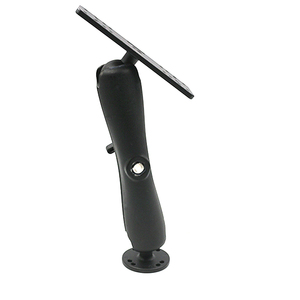 C Sizes 1.5" Aluminium Long Double <b>Socket</b> Arm Ball Mount With 6.25" X 2" Rectangle Base for GNSS Guidance System - Product Image 2