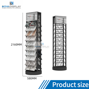 Chất lượng cao đơn giản đá hiển thị đứng lớp thạch anh đá cẩm thạch Granite đứng đá Mẫu Rack hiển thị cho showroom - Product Image 2