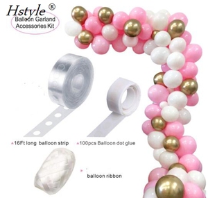 Globo guirnalda arco Kit 112 piezas <span class=keywords><strong>de</strong></span> color rosa <span class=keywords><strong>de</strong></span> oro blanco globos <span class=keywords><strong>para</strong></span> chica <span class=keywords><strong>cumpleaños</strong></span> bebé ducha telón <span class=keywords><strong>de</strong></span> fondo decoración SET597 - Product Image 3