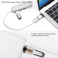 Aluminum Alloy Type C OTG USB-C Converter USB C to USB 3.0 Adapter for Notebook Mobile Phones Adapters & Connectors