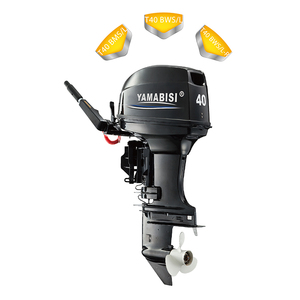 Moteur à essence 2 temps 40 CV, neuf, 849 CC, démarrage manuel, commande à distance/à la gouvernaille pour bateaux de pêche - Product Image 3