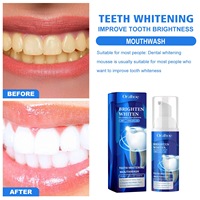 Mousse blanchissante pour les dents blanchiment des dents nettoyage des dents blanches hygiène buccale dentifrice blanchiment enlever les taches outil dentaire