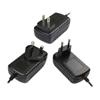 Adaptateur secteur mural AC/DC 24W 12V 2A US EU UK AU 5.5*2.1mm OVP OCP SCP pour CCTV, bande LED, mini-pompe, humidificateur CE FCC RoHS OEM