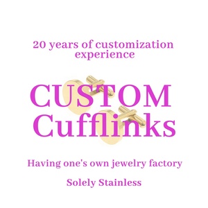 Boutons de manchette français <span class=keywords><strong>pour</strong></span> hommes en acier inoxydable, boutons de manchette <span class=keywords><strong>pour</strong></span> enfants avec cristal bleu, réunion de bureau formelle, cadeau de luxe, boutons de manchette originaux - Product Image 4