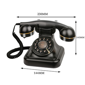 Libro de Visitas de Audio Estilo Antiguo para Bodas y Eventos, Teléfono con Teclado Giratorio Vintage, Función de Grabación de Voz Personalizable - Product Image 3