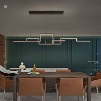 Lustre moderne en aluminium certifié LED Art Déco pour salle de bain, salon, salle à manger, luminaire suspendu créatif, CRI élevé 90