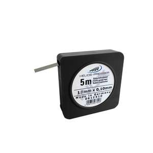 HELIOS PREISSER - 0612520 INOX <b>feeler</b> <b>gauge</b> tape in plastic dispenser case - EAN 4029713049010 <b>FEELERS</b> AND PITCH <b>GAUGES</b> - Product Image 1