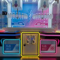 Nouvelle conception 2026 : Machine à griffes sans fil à monnayeur, style espagnol, pour fêtes d'enfants, mini, compacte, pour la maison, centres de divertissement musical haut de gamme