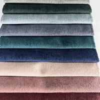 Tissu de canapé en velours flocon de neige personnalisé pour meubles chaise conceptions de gaufrage à la colle technique tricotée chaîne résistante aux taches et à l'eau