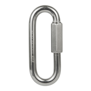 Offre Spéciale <span class=keywords><strong>Escalade</strong></span> extérieur acier inoxydable 316 Ovale <span class=keywords><strong>Maillon</strong></span> <span class=keywords><strong>Rapide</strong></span> lock mousqueton quick link hook - Product Image 1
