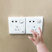 Probebi OL002 couvercle de prise d'alimentation pour enfants deux broches prise électrique garde produit de sécurité pour bébé