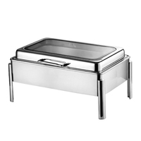 Vitrine alimentaire électrique professionnelle en acier inoxydable Buffet poêle pour Restaurant hôtels fête restauration mariages de mariage
