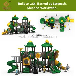 Baihe giấc mơ kết hợp ngoài trời khu vực phiêu lưu trẻ em <span class=keywords><strong>Swing</strong></span> Playhouse <span class=keywords><strong>Set</strong></span> với Slide giấc mơ bắt đầu thiết bị giải trí ngoài trời - Product Image 4