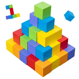 60 Kubieke Volume Blokken Kleur Kleine Cube Geometrische Ruimte Logisch Denken Assembleren Onderwijs Aid