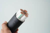 Cable de Alimentación de Bajo Voltaje Aislado con PVC, 4 Núcleos, Núcleo de Cobre Libre de Oxígeno, Conductor Sectorizado, Blindado, IP67, Industrial, Marino, para Computadora