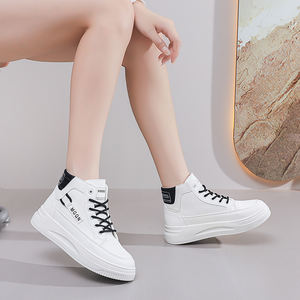 Zapatillas DE <span class=keywords><strong>TENIS</strong></span> personalizadas de diseño para <span class=keywords><strong>mujer</strong></span>, suela gruesa de suela alta, zapatos deportivos de <span class=keywords><strong>tenis</strong></span> informales, botines de <span class=keywords><strong>mujer</strong></span> para <span class=keywords><strong>mujer</strong></span> - Product Image 3