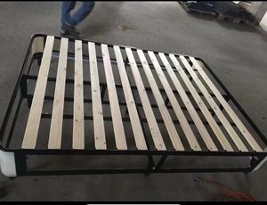 Materasso fondazione forte supporto camera da letto mobili in metallo telaio del letto con doghe in legno Full Queen <span class=keywords><strong>Size</strong></span> Base del letto - Product Image 4