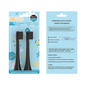 Têtes de brosse à dents Alyson, poils en nylon doux pour enfants de 3 à 12 ans, compatibles avec les brosses à dents électriques soniques - Product Image 3