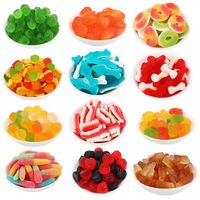 Wholesale Custom Private Label Halal Bulk Fruity Ball Shape Gummy Candy Sugar Content Manufacturers Sour Fruit Flavour 24 Months